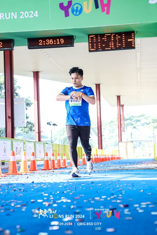 Race photo from BAF LIONS RUN 2024