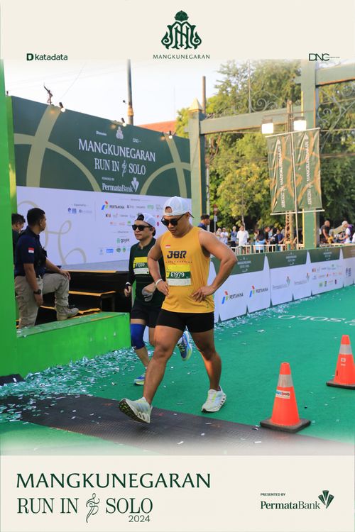 Race photo from Mangkunegaran Run 2024