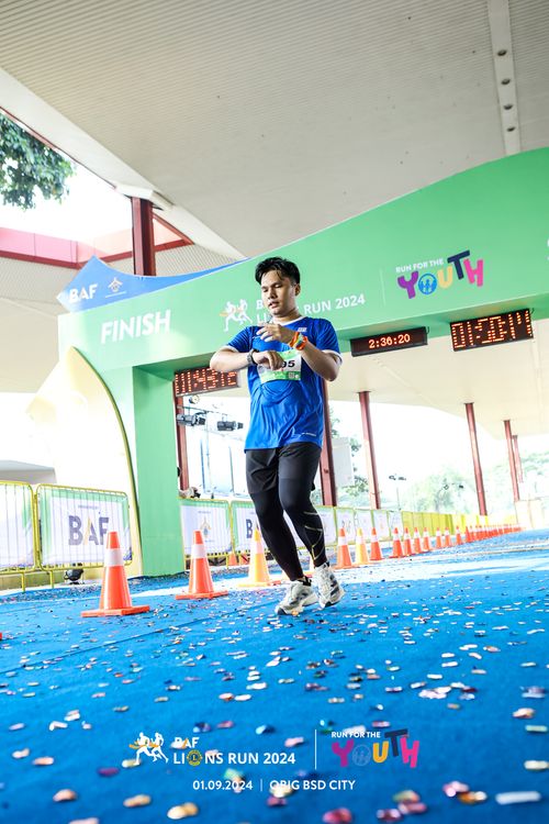 Race photo from BAF LIONS RUN 2024