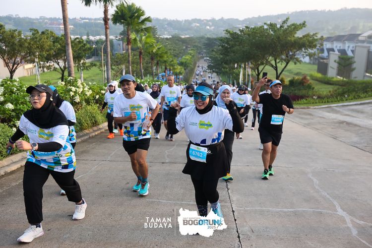 Race photo from Taman Budaya x BOGORUN 2025