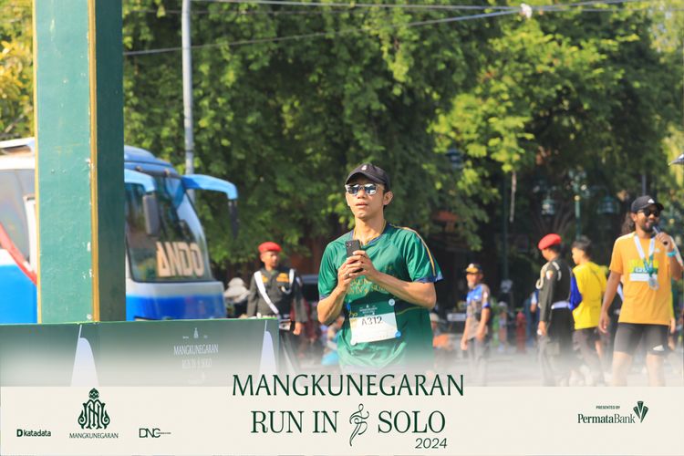 Race photo from Mangkunegaran Run 2024