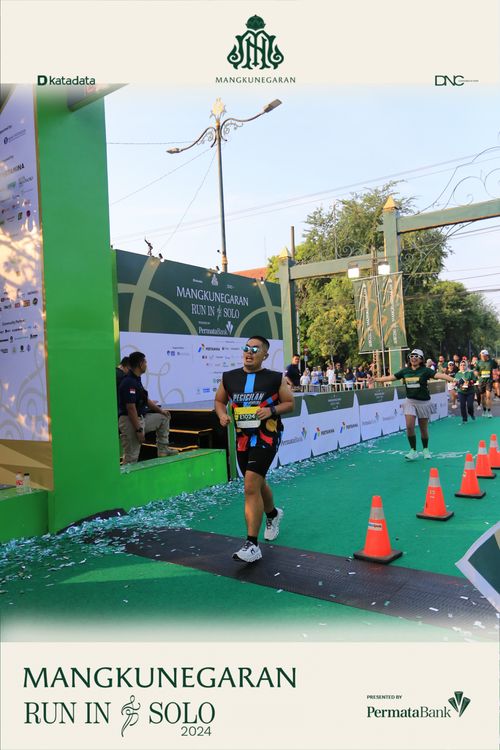 Race photo from Mangkunegaran Run 2024
