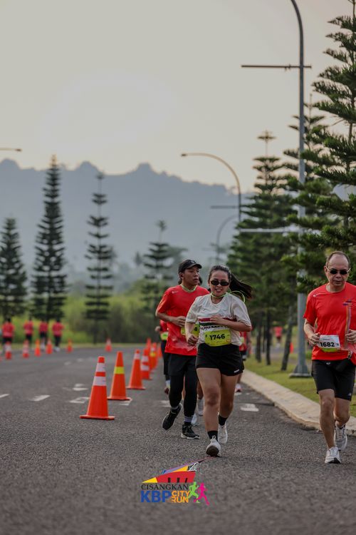 Race photo from CISANGKAN KBP CITY RUN 2025