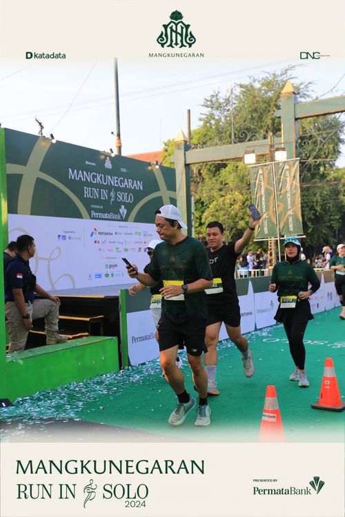 Race photo from Mangkunegaran Run 2024