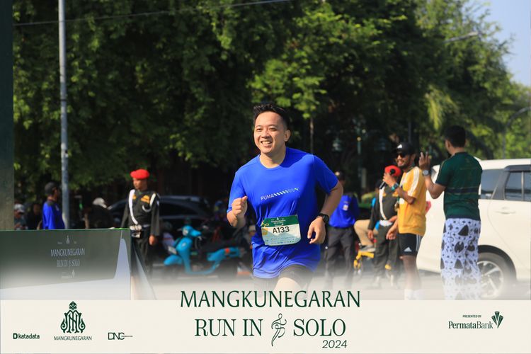 Race photo from Mangkunegaran Run 2024