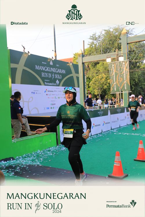 Race photo from Mangkunegaran Run 2024