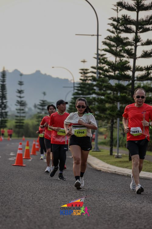 Race photo from CISANGKAN KBP CITY RUN 2025