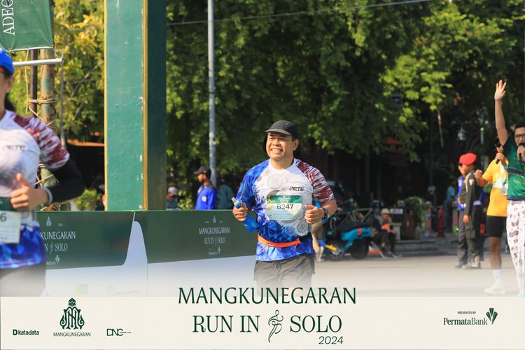 Race photo from Mangkunegaran Run 2024