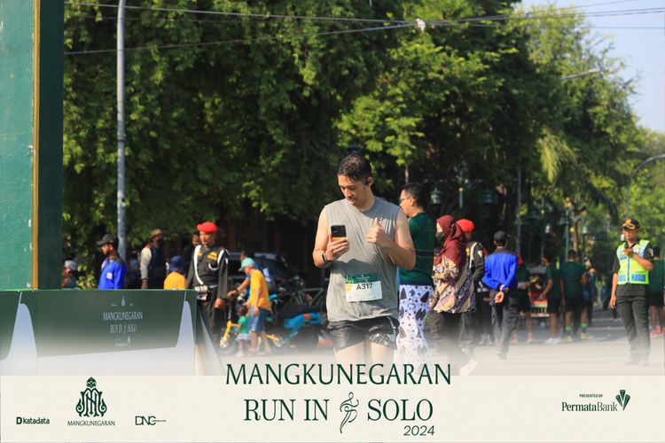 Race photo from Mangkunegaran Run 2024