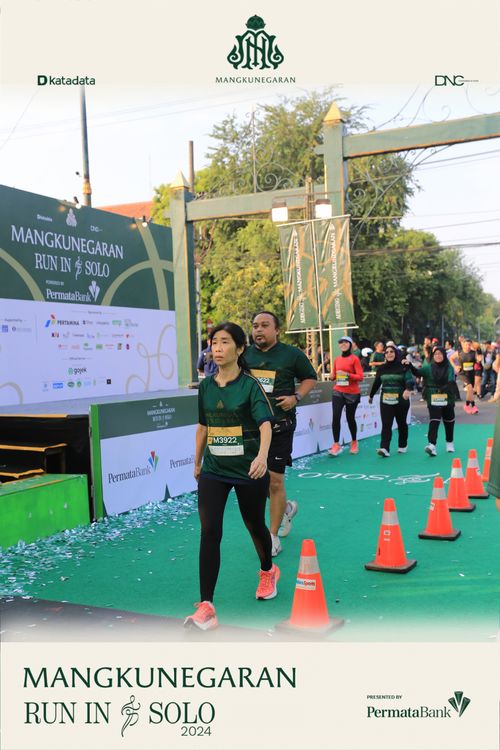 Race photo from Mangkunegaran Run 2024