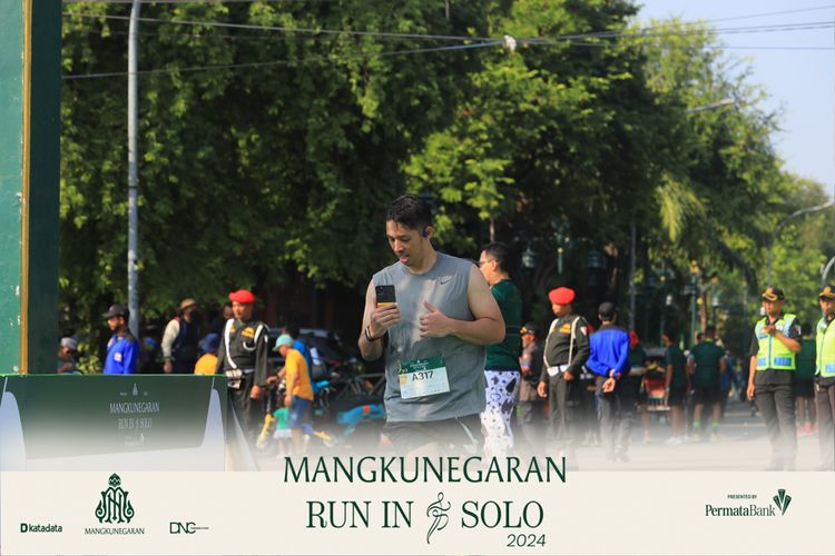 Race photo from Mangkunegaran Run 2024