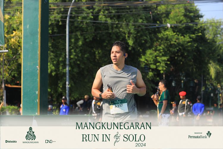 Race photo from Mangkunegaran Run 2024