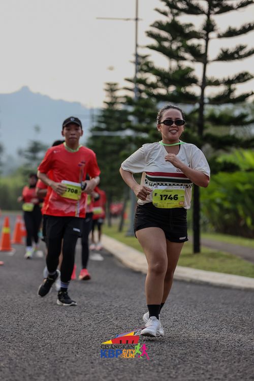 Race photo from CISANGKAN KBP CITY RUN 2025