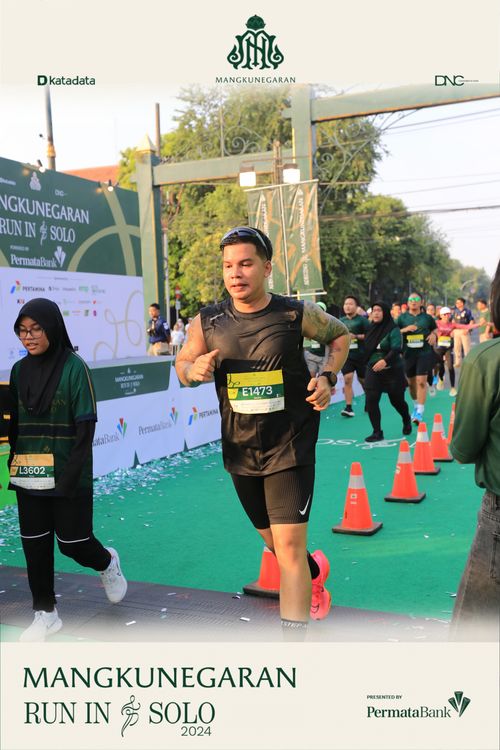 Race photo from Mangkunegaran Run 2024