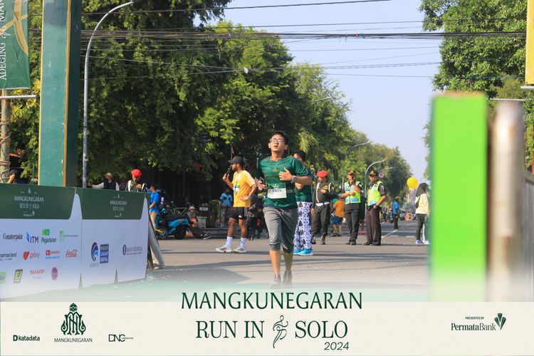 Race photo from Mangkunegaran Run 2024