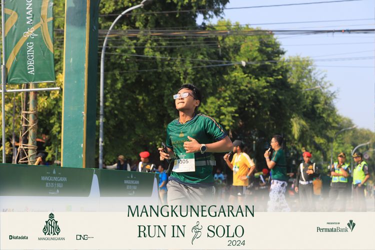 Race photo from Mangkunegaran Run 2024