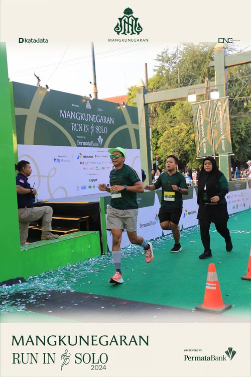 Race photo from Mangkunegaran Run 2024