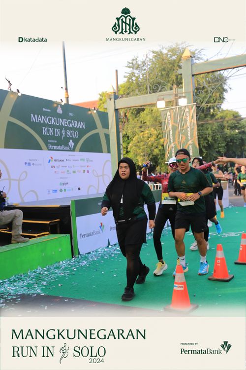 Race photo from Mangkunegaran Run 2024