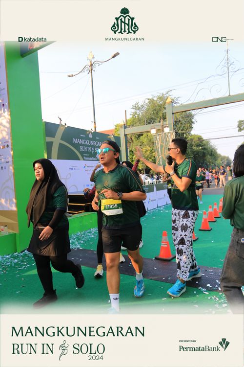 Race photo from Mangkunegaran Run 2024