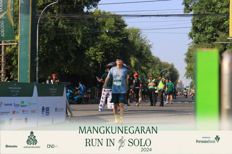 Race photo from Mangkunegaran Run 2024