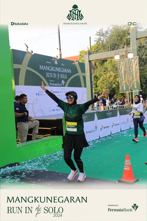 Race photo from Mangkunegaran Run 2024