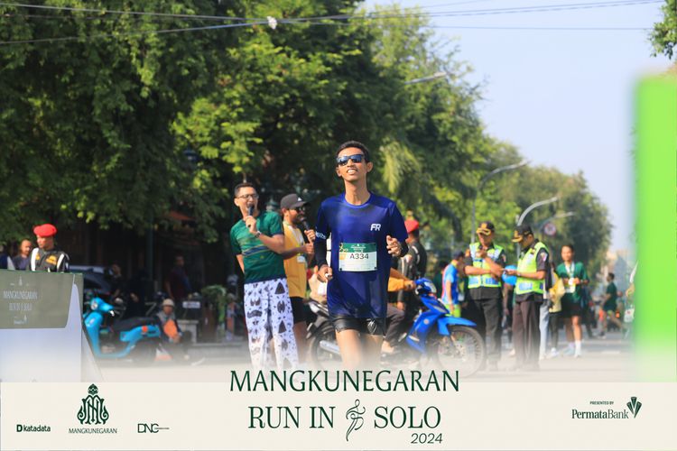 Race photo from Mangkunegaran Run 2024