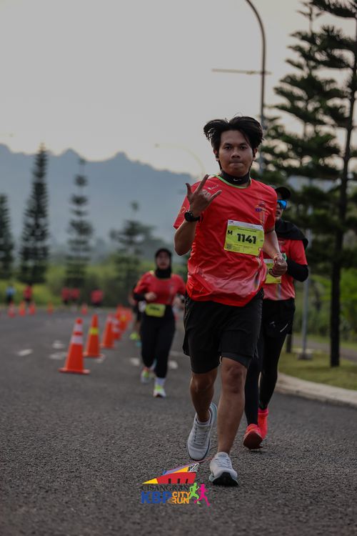 Race photo from CISANGKAN KBP CITY RUN 2025