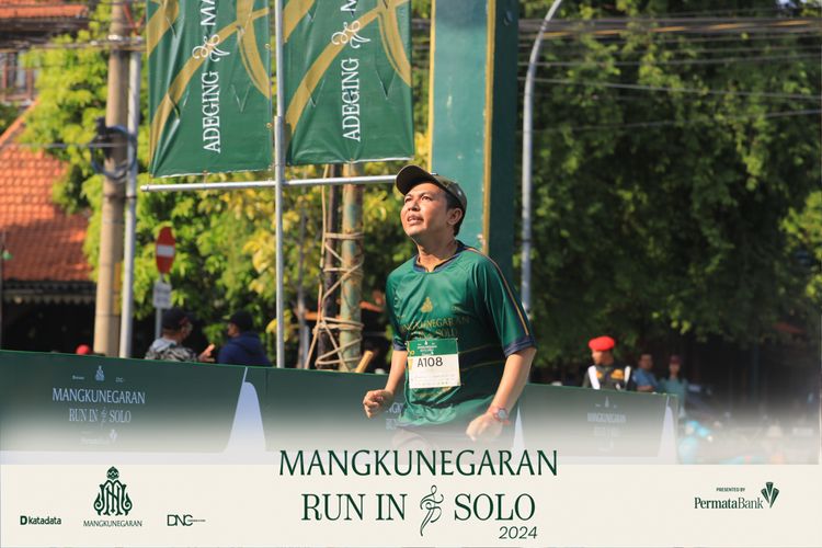 Race photo from Mangkunegaran Run 2024