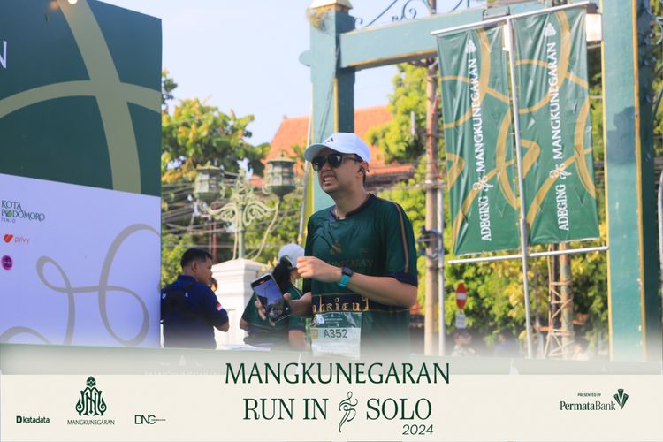 Race photo from Mangkunegaran Run 2024