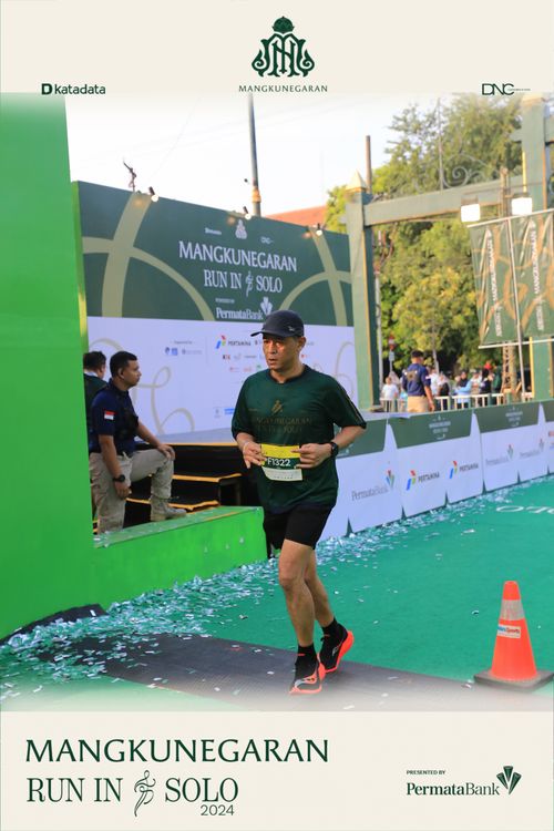 Race photo from Mangkunegaran Run 2024
