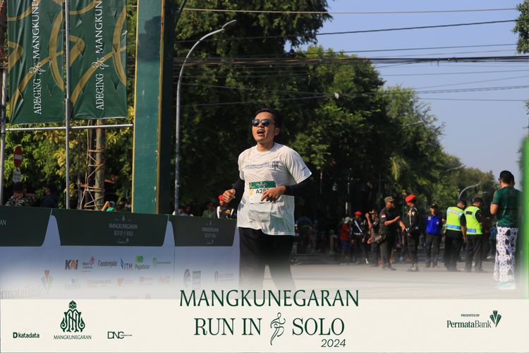 Race photo from Mangkunegaran Run 2024