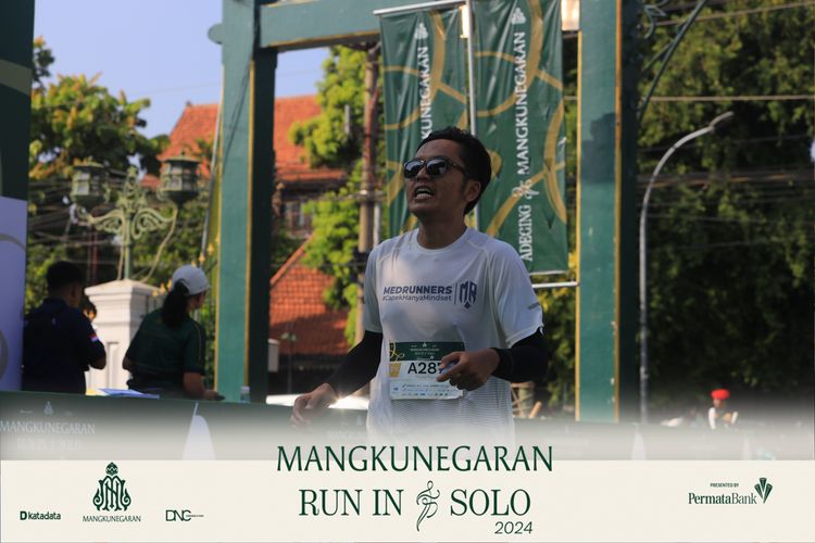 Race photo from Mangkunegaran Run 2024