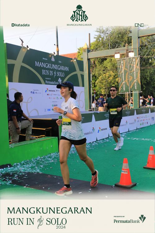 Race photo from Mangkunegaran Run 2024