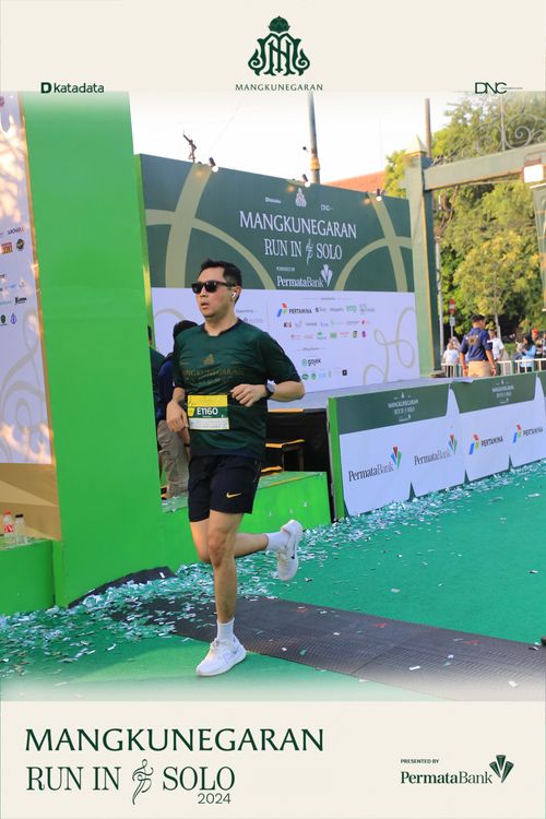 Race photo from Mangkunegaran Run 2024