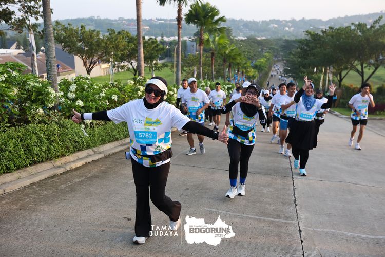 Race photo from Taman Budaya x BOGORUN 2025