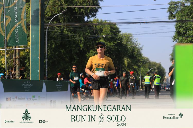 Race photo from Mangkunegaran Run 2024