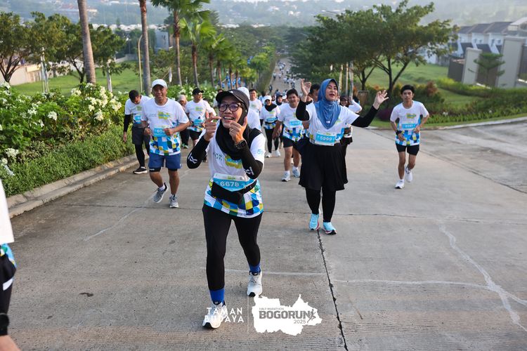 Race photo from Taman Budaya x BOGORUN 2025