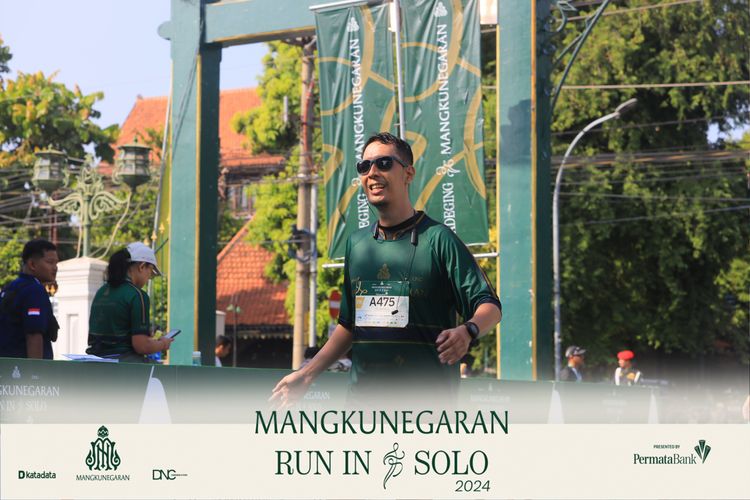 Race photo from Mangkunegaran Run 2024