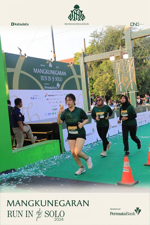 Race photo from Mangkunegaran Run 2024