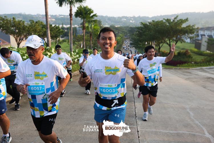 Race photo from Taman Budaya x BOGORUN 2025