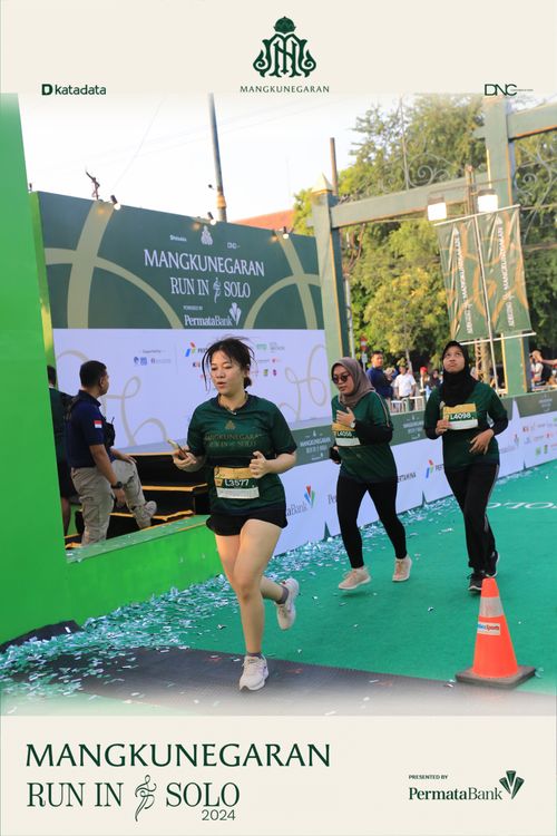 Race photo from Mangkunegaran Run 2024