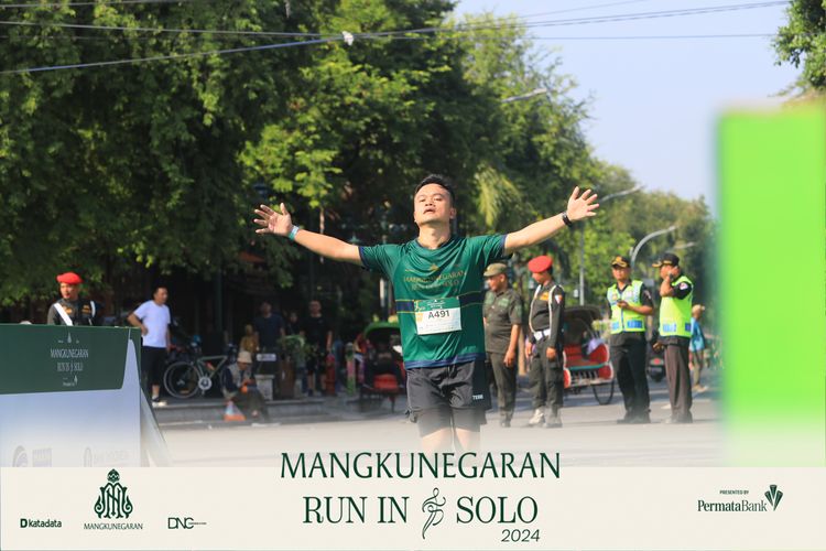 Race photo from Mangkunegaran Run 2024