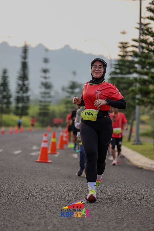 Race photo from CISANGKAN KBP CITY RUN 2025