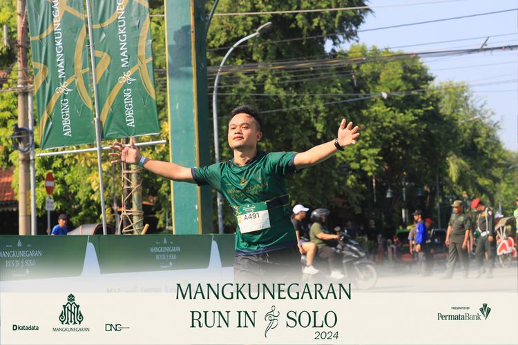 Race photo from Mangkunegaran Run 2024