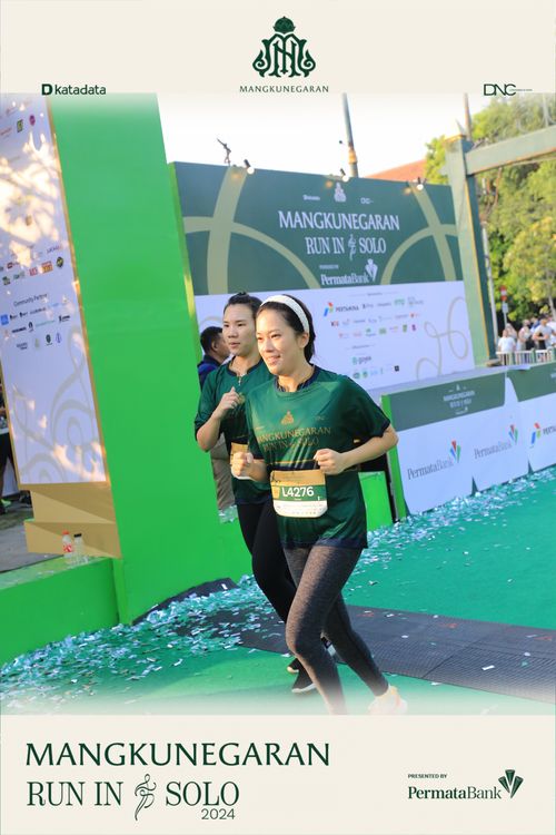 Race photo from Mangkunegaran Run 2024