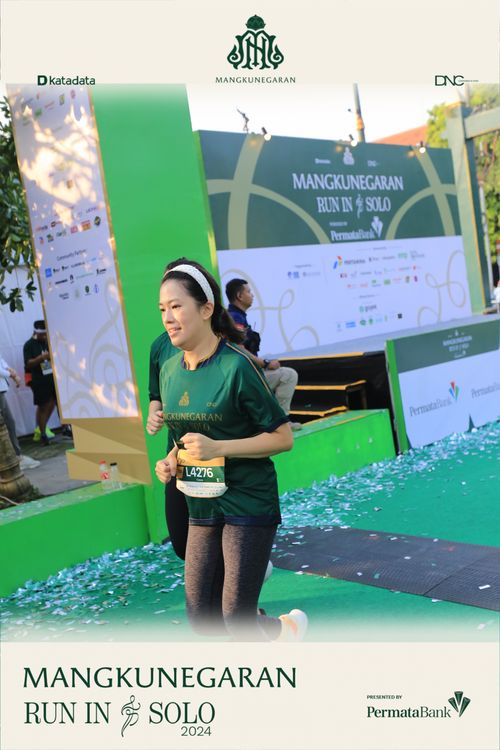 Race photo from Mangkunegaran Run 2024