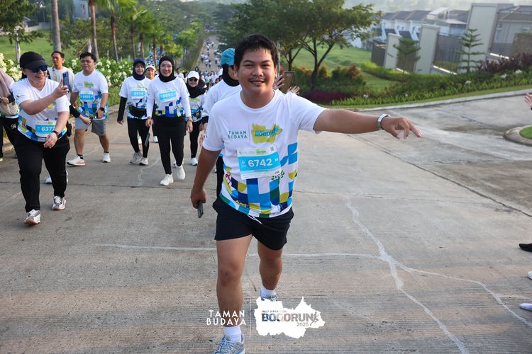 Race photo from Taman Budaya x BOGORUN 2025