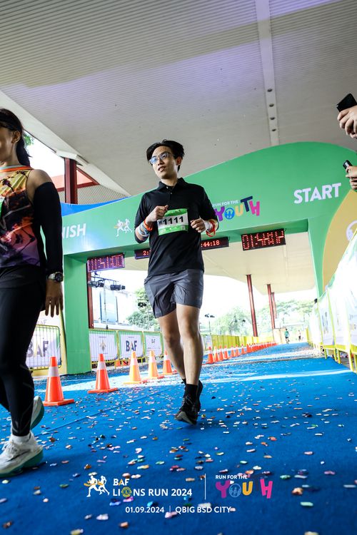 Race photo from BAF LIONS RUN 2024