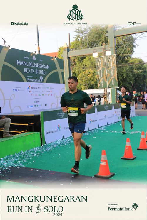 Race photo from Mangkunegaran Run 2024