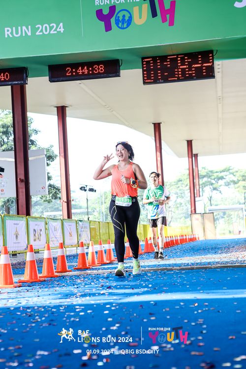 Race photo from BAF LIONS RUN 2024